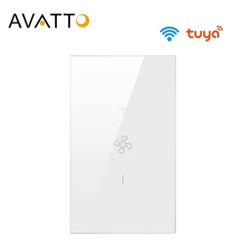 AVATTO Tuya UE/SUA WiFi Inteligent Ventilator de Tavan schimb cu Smart APP de Viață Unitate de Comandă Viteze Timer Voce Lucrări de Alexa/Start Google