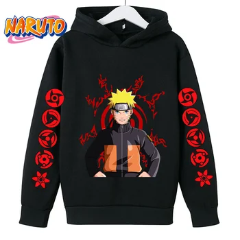 Naruto Hanorace Desene animate fierbinte Anime Copii Băieți Fete Copii cu Maneca Lunga de Toamna Imbracaminte Copii Naruto Jachete