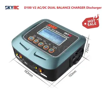 SKYRC D100 Bluetooth V2 Echilibru inteligent 2x100W Incarcator cu USB Putere tempreture senor pentru 1-6s Lipo Baterie Li-ion