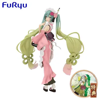 FuRyu Original VOCALOID Depășească Creative Figura Hatsune Miku Matcha Parfait hetero cromatică Ver. Japonia Anime Figura Model De Jucărie