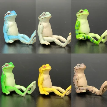Incredibila Serie de Animale Stând Săgeată-poison Frog Gashapon Jucarii Creative Minunat de Acțiune Figura Desktop Ornament Jucarii