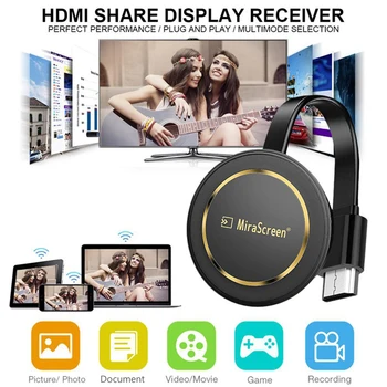 Mirascreen G14 2.4 G/5G Wireless compatibil HDMI Dongle TV Stick Miracast TV Exprimate de Afișare pentru iOS/Android, Chrome, Google Acasa