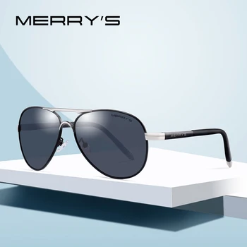MERRYS Bărbați Clasic Pilot ochelari de Soare HD Polarizate de Aluminiu de Conducere ochelari de Soare de Lux Nuante UV400 S8513