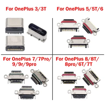 2 BUC Tip C USB Port de Încărcare de Andocare Conector Jack Pentru OnePlus 3 3T 5 5 6 6 7 7T 8T 9 9R 8 Pro 9RT Înlocuire Piese de Asamblare