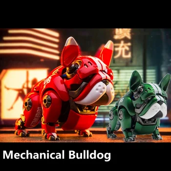 Noua Transformare HWJ RAMBLER Mecanice Bulldog Rosu Verde Câine Robot de Acțiune Figura Cu Cutie de Dropshipping