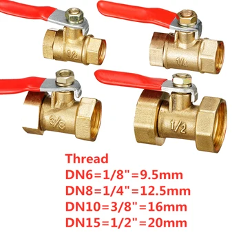 Brass ball valve 1/4