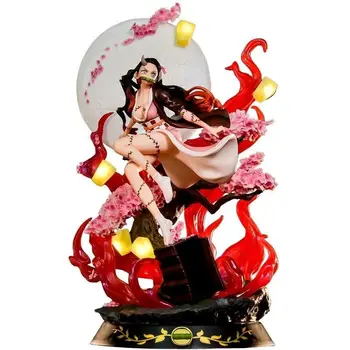 31CM mari Anime Kimetsu Nu Yaiba Figura Nezuko Sânge de Demon Slayer Figurina 33cm Înălțime Mare Model de Ornamente din PVC modelul de acțiune