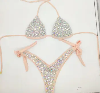 2020 venus, vacanta, noul diamant bikini set stras costume de baie cristal costum de baie sexy femei biquini bling pietre de costume de baie