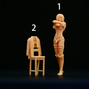 1/64 Figura Sexy Frumusete Model De Scaun Scenă În Miniatură Schimba Hainele Postura Trebuie Să Fie De Culoare De Unul Singur