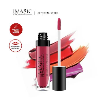 IMAGIC 11-Culoare Luciu de buze Lip Glaze Machiaj Pigment Rujuri Lichide rezistent la apa Mătăsoasă de Lungă Durată Mat Velvet Lip Produsului