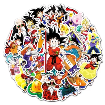 10/30/50PCS Anime Dragon Ball Desene animate Autocolante Figura Goku, Vegeta Rece Impermeabil Depozitare Skateboard Chitara Model de Laptop Copil Jucărie