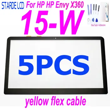 5PCS Pentru HP Envy x360 15-15 w-w100nx 15-w000ni 15-w104sa 15-w101ur 15-w110nd 15-w054nw Panou Tactil Ecran Digitizer Sticla
