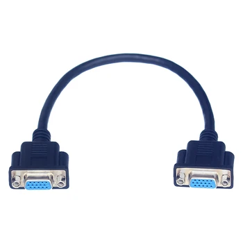 30cm Scurt VGA de sex Feminin la femei D-Sub Video RGB HD15Pin Cablu Cablu pentru Monitor