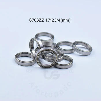 Rulment 10buc 6703ZZ 17*23*4(mm) oțel crom Metal Sigilate de Mare viteză echipamente Mecanice piese