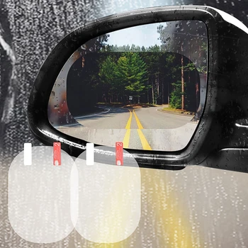 2 BUC/Set Anti Ceata Oglinda de la Masina Geam Clar Film Anti ploaie Oglinda Retrovizoare Auto Folie de Protectie Impermeabil Impermeabil Autocolant Auto