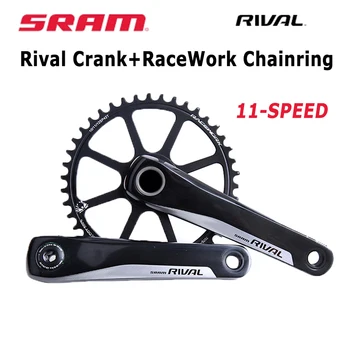SRAM RIVAL 1x11 11 Viteza de Biciclete Rutiere Manivela Set GXP cu RACEWORK 40t 42t 44t Foaia