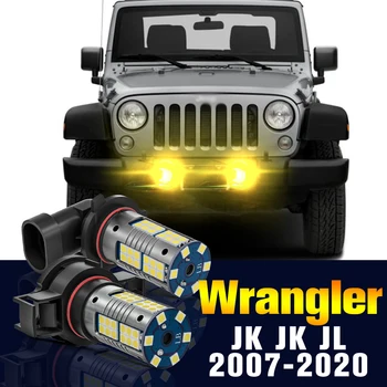 2 buc Ceață cu LED-uri Bec Lampa Pentru Jeep Wrangler mk3 mk4 JK JL 2007-2020 2011 2012 2013 2014 2015 2016 2017 2018 2019 Accesorii