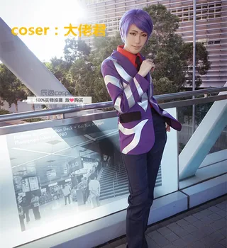 Tokyo Ghoul Shuu Tsukiyama Violet Cosplay Costum Costum om Blazer sacou costum Nou Tokyo Ghouls Shuu Tsukiyama DL MM costum mov