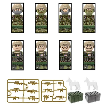 Forțelor Speciale ale armatei Minifigs SWAT Soldați Mini Păpuși Cifre MOC Blocuri Caramizi Accesorii Asambla Jucării pentru Copii