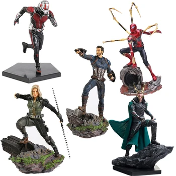 Marvel Avengers ARTFX Infinity War Studio Fier de Păianjen Ant Man Spiderman, Captain America Loki Laufeyson Acțiune Figura Jucarii Model