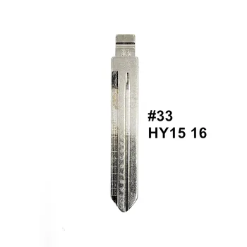 5pcs 2 IN 1 Lishi HY15 16 #33 Gravate Linia Cheie Lama Scară Forfecare Dinți de Tăiere Cheie Gol pentru Hyundai/Kia K2