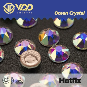 VDD 2088 Hot Fix 8 Mari, 8 Mici de Unghii Strasuri de Cristal Pentru Haine de Piatră Diy Strasuri Si Sclipici Decoratiuni Cristale AB