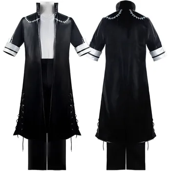 DaBi Costum Negru Din Piele Șanț Cosplay Costum Set Complet