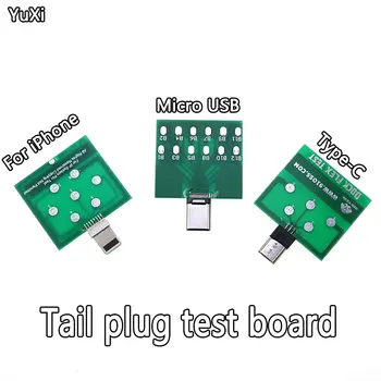 YUXI 1buc Micro USB PCB Test de Bord Doc de Încărcare Flex Tester pentru iPhone Andorid de Tip C, Smartphone-ul de reparații