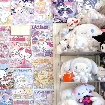 Sanrio Hello Kitty Cinnamoroll Copil Desene Animate Lunar Poster Inima Fată Frumoasă Cameră De Decorare Perete Autocolante Student Dormitor Diy