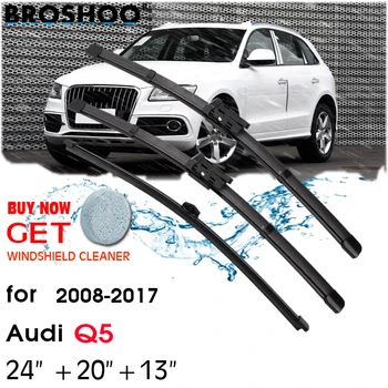 BROSHOO LHD RHD Ștergător Față-Spate, stergatoarele Set Pentru Audi Q5 2008-2016 2017 Parbriz Parbriz Geam de 24