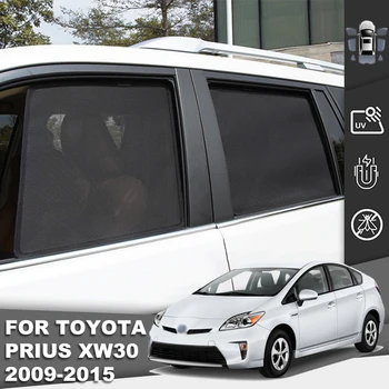Pentru Toyota Prius XW30 2009-2015 Magnetice Auto Parasolar Parbriz Scut Cadru Cortina Fereastra pe Partea din Spate parasolar Visor