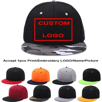 Personalizate de Imprimare/Brodate LOGO-ul de Vara din Bumbac de Marcă Sapca Snapback Vara Hip Hop Montate Pălării Pentru Bărbați, Femei Casqute