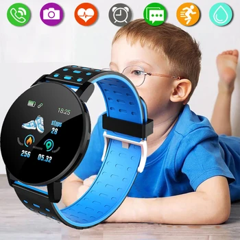 Sport pentru copii Inteligent Ceas Led Digital Ceas Smartwatch rezistent la apa Copii, Monitor de Ritm Cardiac Fitness Tracker Ceas de Băiat și Fată
