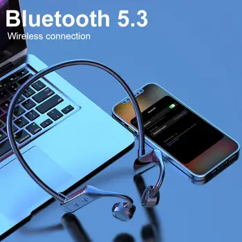 Căști Fără Fir, Căști Bluetooth 5.0 Conducție Osoasă Casti Bluetooth Sport În Aer Liber Stereo Auriculare Handfree Cască