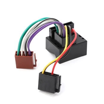 Masina Radio Stereo ISO Duce Cabluri Cablu Conector Adaptor Pentru Peugeot 207 307 407 E7CA