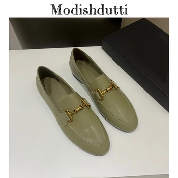 Modishdutti 2022 Toamna De Moda Pentru Femei Din Piele Mocasini Femei Solide Simplu Casual Plat Doamnelor Pantofi