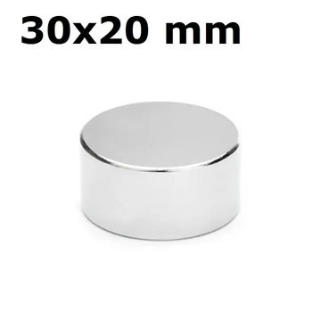 Magnet neodim 30mmx20mm Rundă Puternic Neodim Magneți de pământuri Rare Disc Magnetic magnet 30x2 30x3 30x4 30x5 30x8 30x10 30x20 30