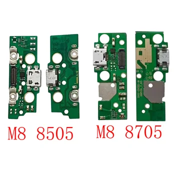 1buc Incarcator Usb de Încărcare de Andocare Port Conector de Bord Microfon Flex Pentru Lenovo Tab M8 HD, FHD 8705 8505 TB-8705F TB-8505F