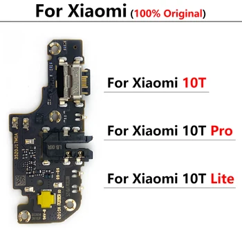 100% Original, Nou Conector Dock Încărcător Micro USB Port de Încărcare Cablu Flex Bord Pentru Xiaomi Mi 10T Pro / Mi 10T Lite