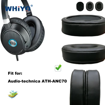 Inlocuire Tampoane pentru Urechi pentru Audio-technica ATH-ANC70 ATHANC70 Cască Piese din Piele Pernă de Catifea Earmuff Cască Maneca Coperta
