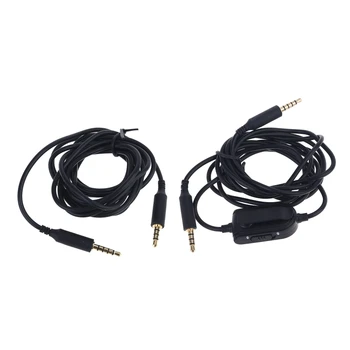 Înlocuire -Cablu Audio Pentru logitech -Astro A10 A40 Căști se Potrivește Multe Căști Microfon Control Volum