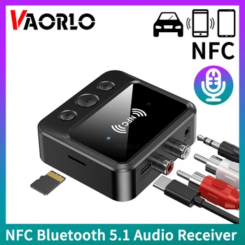 NFC Bluetooth Audio 5.1 Receptor Adevărat Muzica Stereo Wireless Adapter Card TF R/L RCA-3.5 mm AUX Jack Cu Microfon Pentru Car kit Difuzor