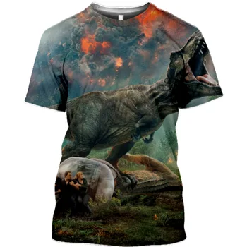 Noul Jurassic Park 3D de Imprimare T-shirt Lumea Jurassic Dinozaur Oameni de Moda pentru Femei T Shirt pentru Copii Tricou Copii Topuri Fată Băiat de Îmbrăcăminte