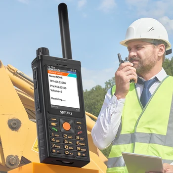 SERVO X3 Plus Walkie Talkie Telefon cu 3 Cartele SIM UHF Rază Lungă de Două Fel de Radio, Telefoane Mobile Power bank de apelare rapidă Auto-înregistrare apel