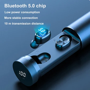 TWS B9 Wireless Bluetooth 5.0 Căști HIFI Sport Căști de Gaming Pavilioane 8D Muzica Căști Cu microfon Pentru Android iOS