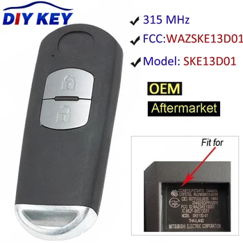 DIYKEY 3 Buton de Înlocuire Inteligent de la Distanță Cheie Fob 315MHz ID49 pentru MAZDA CX-3 CX-5 Axela Demio FCC:WAZSKE13D01 Model:SKE13D01