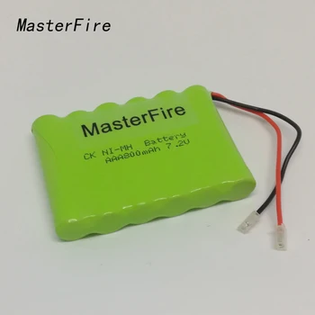 MasterFire Brand Nou 7.2 V AAA 800mAh Ni-MH Baterie Reîncărcabilă NiMH Baterii Pack cu Dopuri