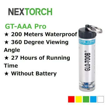 Nextorch GT-AAA Pro Scufundări Lanterna Lumina de Urgență Alb Roșu Galben Verde Albastru Pro Diver Baterie AAA Glo Toob Pro