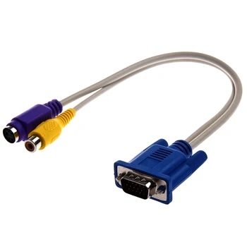 TV-out, VGA la S-Video/RCA-Cablu Adaptor