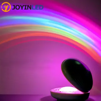 Veioza Coajă Colorat Lampa de Proiecție LED Noutate Rainbow Star Lumina de Noapte Scoică Atmosfera de Lampa cu Lumini de Fundal Live